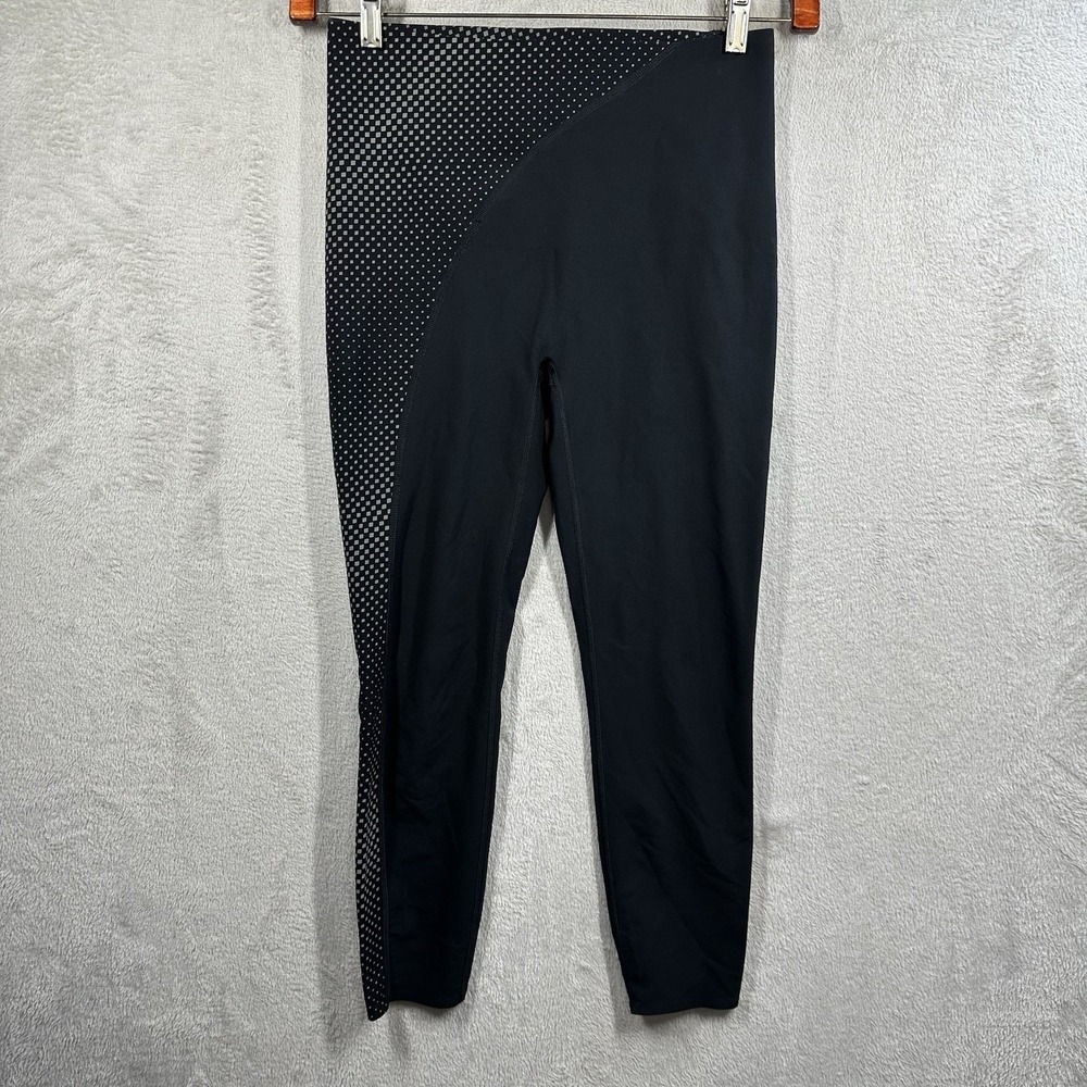 Spanx Legging Every Wear Reflective Dot Size M Black Cropped/Ankle‎ Length